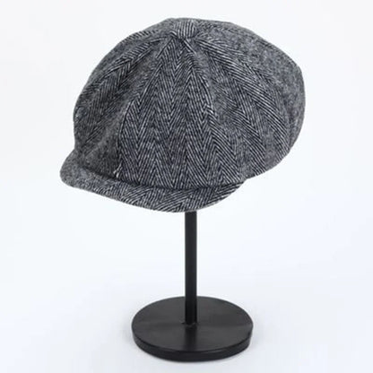 Retro Newsboy Caps Men Octagonal Hats British Painters Hats