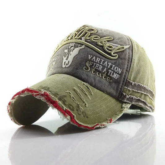 Spring Letter Embroidery Old Bull Head Baseball Cap