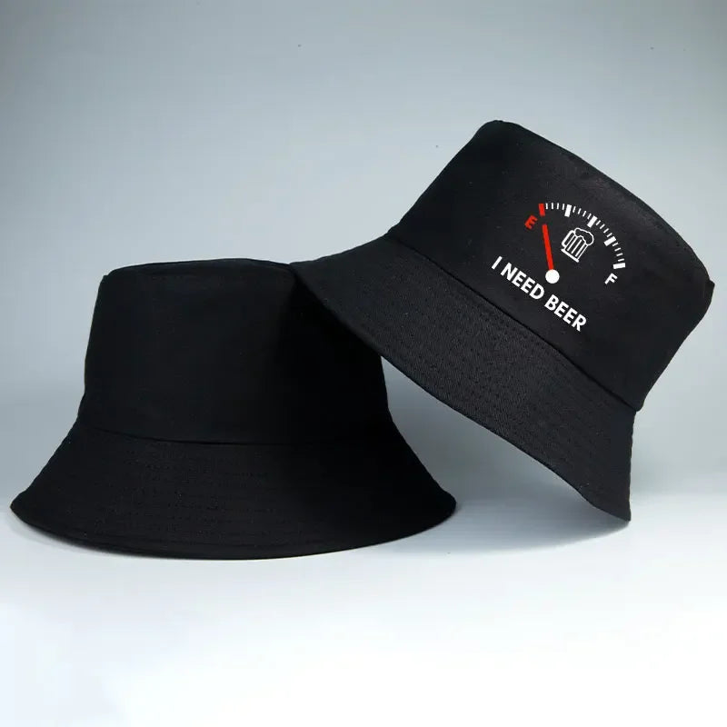 I Need Beer Reversible Bucket Hat Woman Man Outdoor