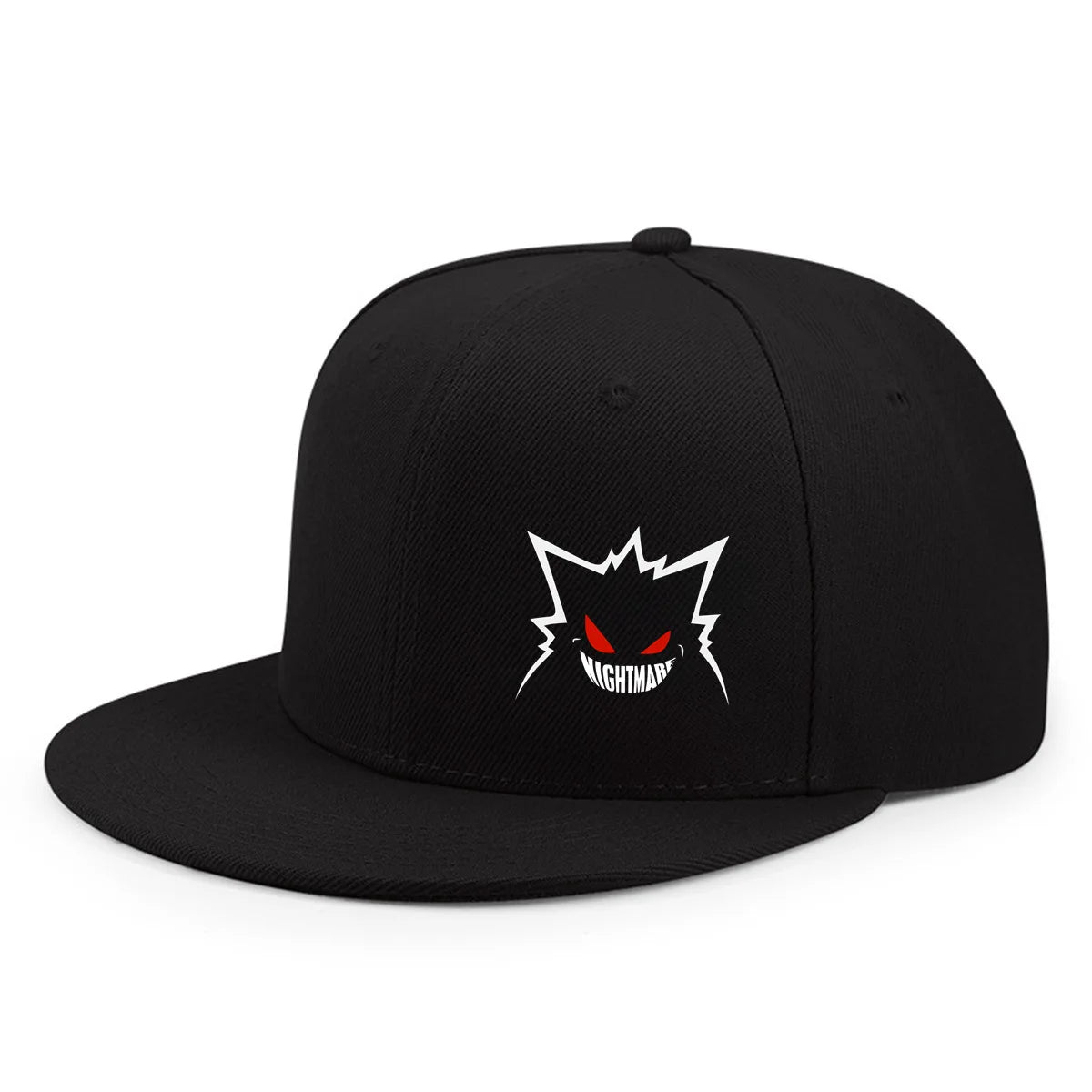 New Cute Expression Printed Flat brim Baseball Cap Outdoor Sports Event Casual Cap Hip Hop Street