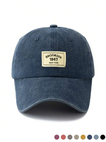 Unisex Washed Denim Baseball Cap Adjustable Casual Hat
