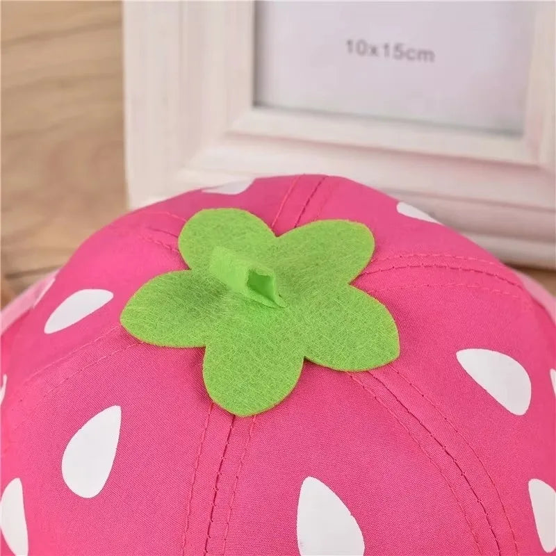 Bucket Hat, Fashion Baby Kids Boys Girls Strawberry Cap Toddler Spring Bucket Hat