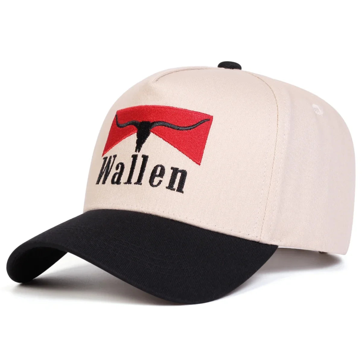 Unisex Wallen Letter Embroidery Baseball Caps Spring and Autumn