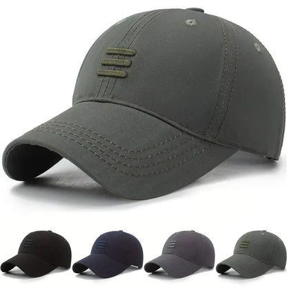 Unisex Three Horizontal Baseball Caps Spring Autumn