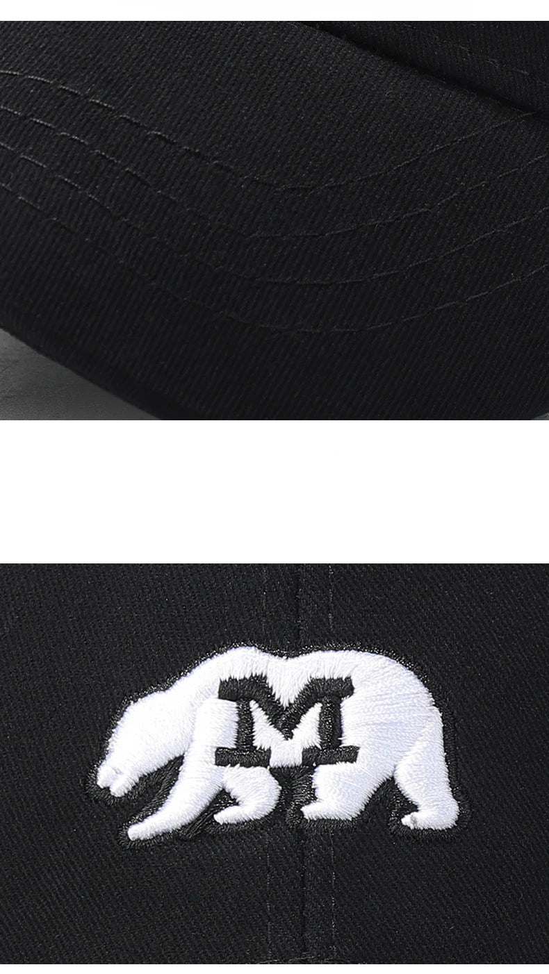 New Four Season Workwear Short-Brim Baseball Cap Breathable Duckbill Hat Outdoor Fishing Sun Hat