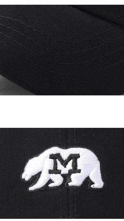 New Four Season Workwear Short-Brim Baseball Cap Breathable Duckbill Hat Outdoor Fishing Sun Hat