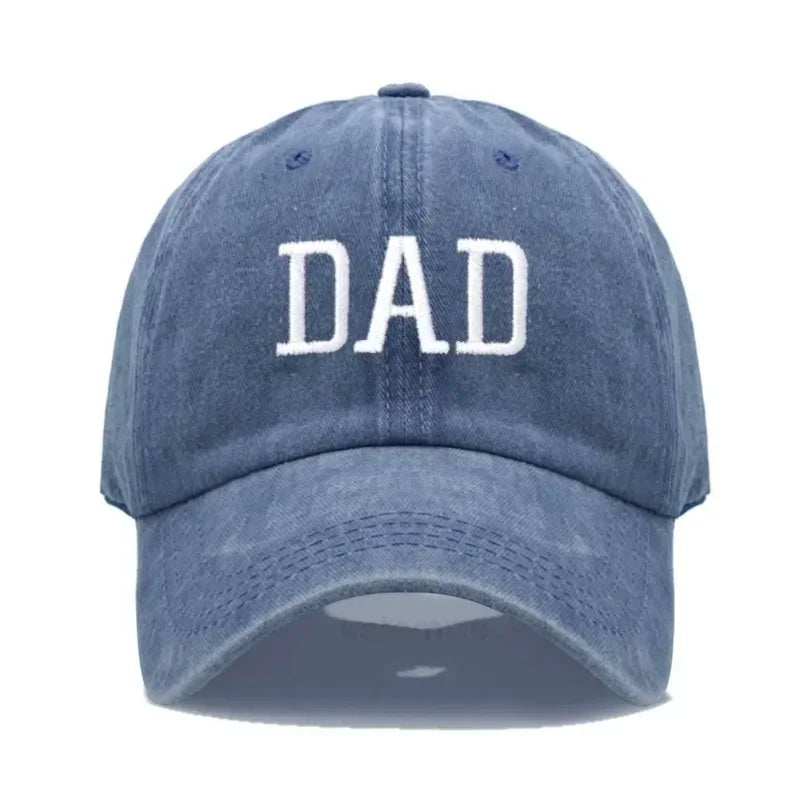 DAD MOM Embroidery Pure Cotton Baseball Cap Fashion Sport Golf Caps Sun Hat