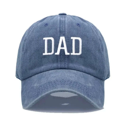 DAD MOM Embroidery Pure Cotton Baseball Cap Fashion Sport Golf Caps Sun Hat