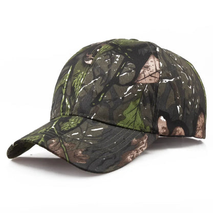 New Camouflage Outdoor Sport Hunting Cap Men Baseball Jungle Stripe Hat Wild Breathable Camo Caps