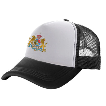 Men Iran Imperial Flag Hat Baseball Cap Cool Summer Unisex Mesh Net Caps