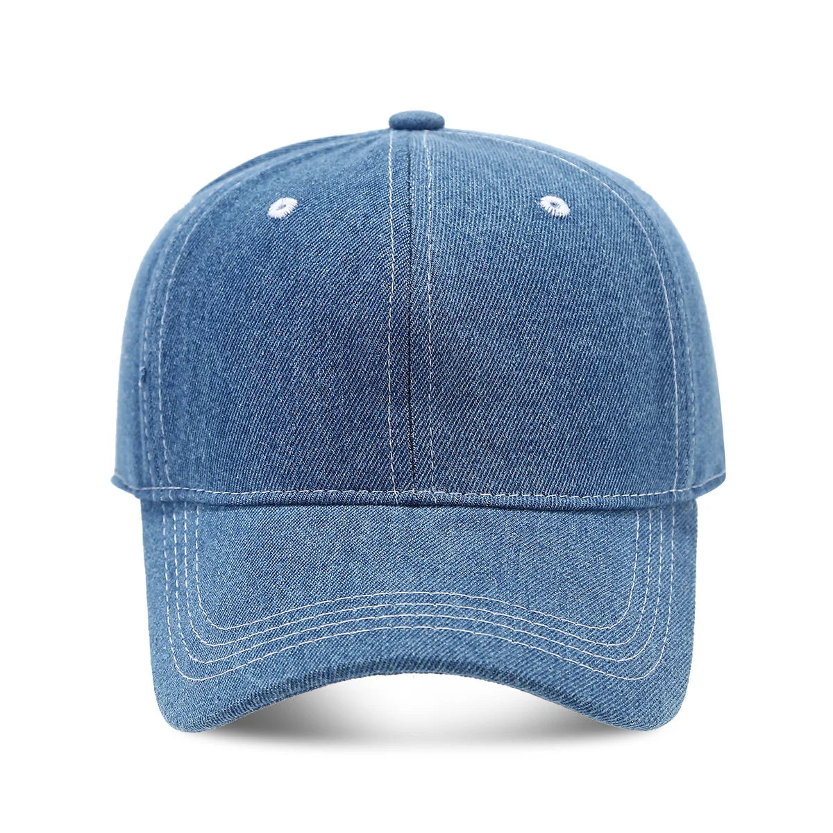 2026 New Solid Color Denim Baseball Cap For Women