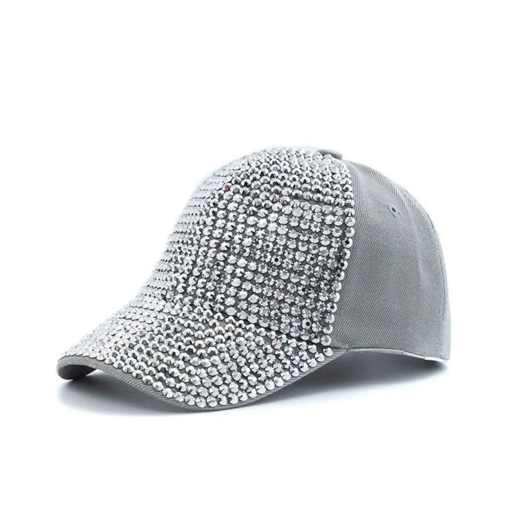 Fashion Adjustable Rhinestones Baseball Caps