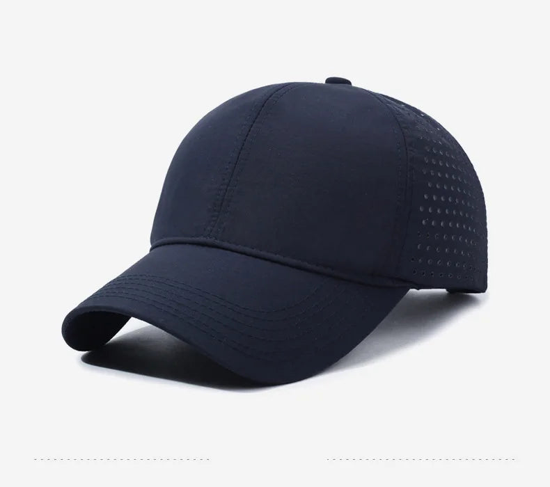 Cycling Baseball Cap Mesh Breathable Sun Hat Quick Dry Lightweight Fishing UV Protection Outdoor Summer Casual Cap