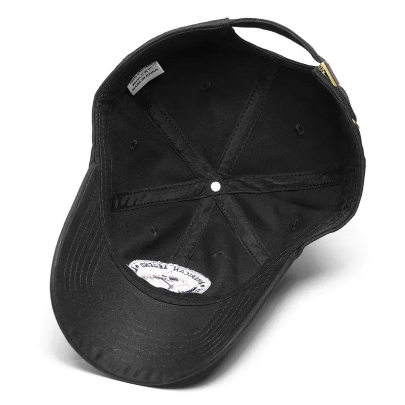 New Eagle Embroidery Big Head Men Snapback Hats