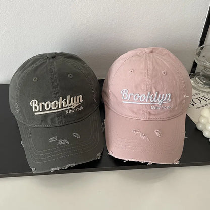 INS Style Letter Embroidered Baseball Cap