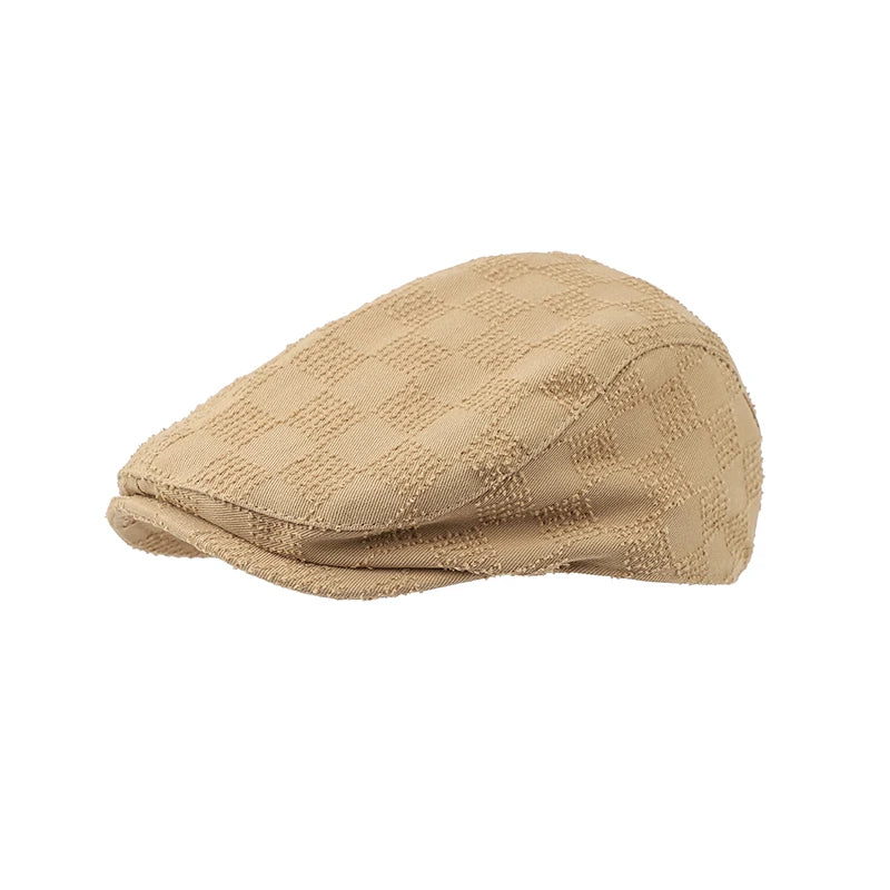 Artist Painter Striped Beret Hat Male Female Flat Caps