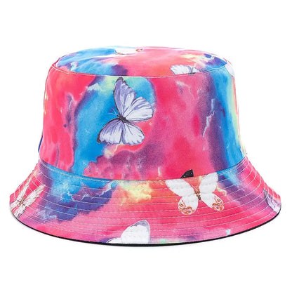 Unisex Bucket Cap Fruit Printing Hats Summer