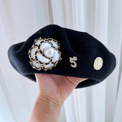 New Fashion Wool Beret Winter Hat Women