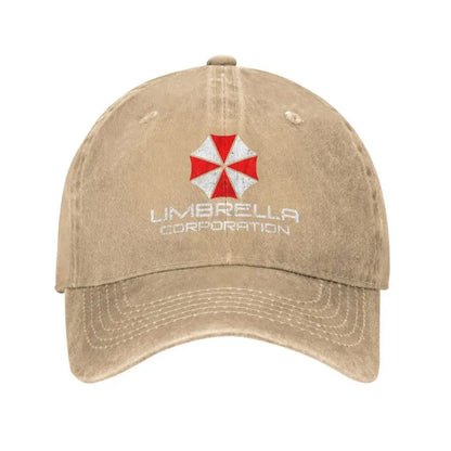 Umbrella Corporation Baseball Cap Men Women Baseball Caps Retro Distressed Denim Snapback