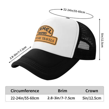 Camel Trophy Racing Print Mesh Baseball Cap Unisex Summer