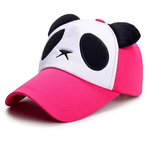 Summer Cute Panda Baseball Caps For Men Women Cotton Hip Hop Sun Protection Boys Girls Outdoor