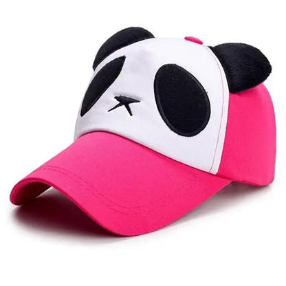 Summer Cute Panda Baseball Caps For Men Women Cotton Hip Hop Sun Protection Boys Girls Outdoor