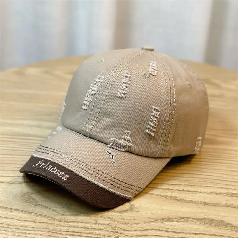 Retro American-Style Color-Matched Baseball Cap
