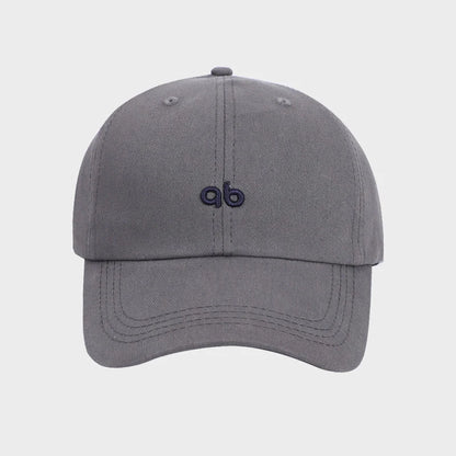 Unisex Brushed Thick Letter Ab Embroidered Fashionable Baseball Cap