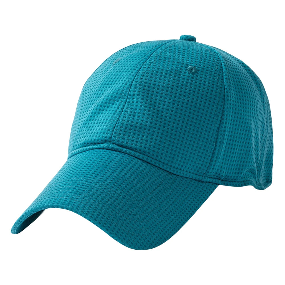Breathable Quick-Dry Athletic Mesh Long Peak Baseball Cap Summer for Men And Women