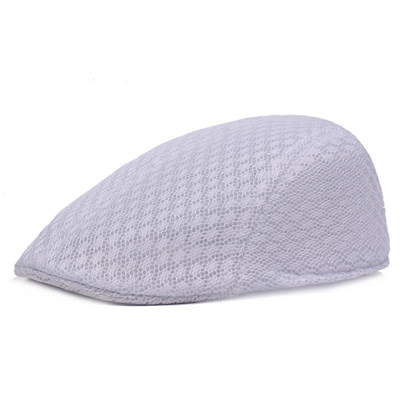 2025 New Summer Casual Beret Hat Unisex Mesh Flat Caps