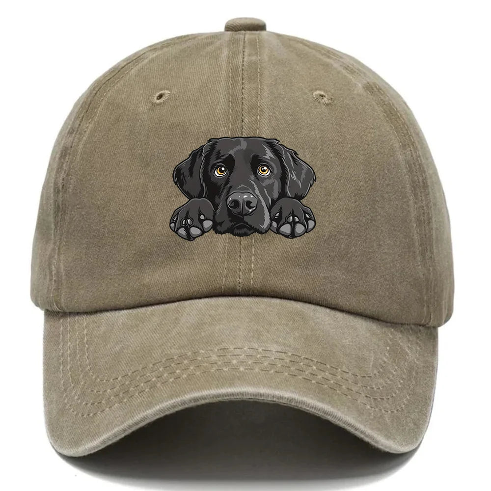 1pc Labrador Print Baseball Cap
