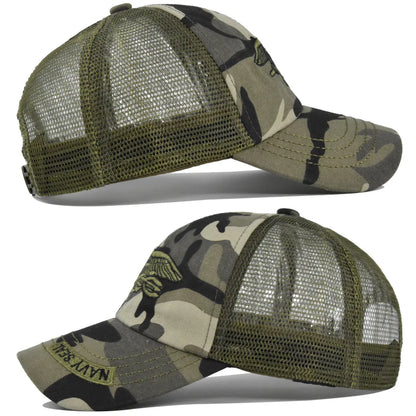 New Camouflage Mesh Baseball Cap For Men Women
