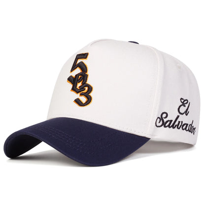 Unisex 503 Salvador Letter Embroidery Baseball Caps Spring and Autumn