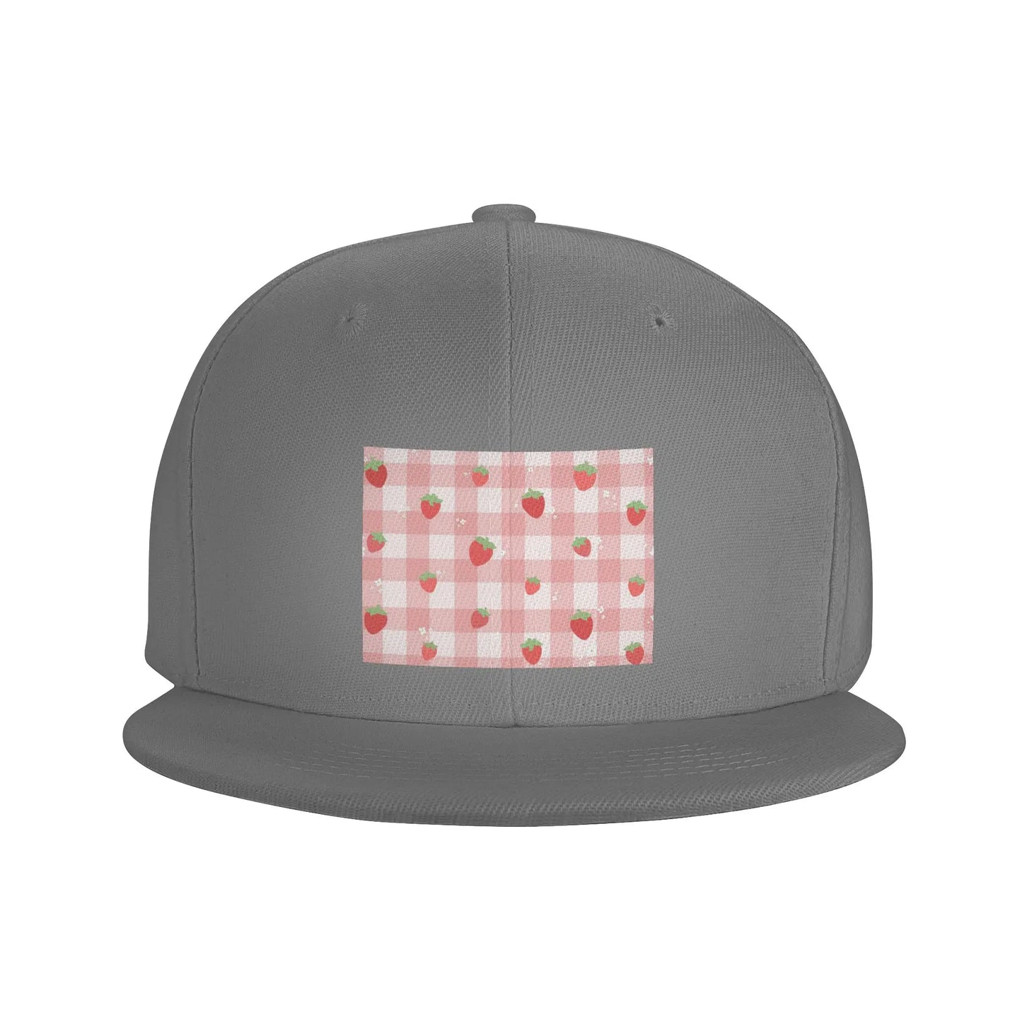 Strawberry Plaid Baseball Caps Snapback Fashion Baseball Hats
