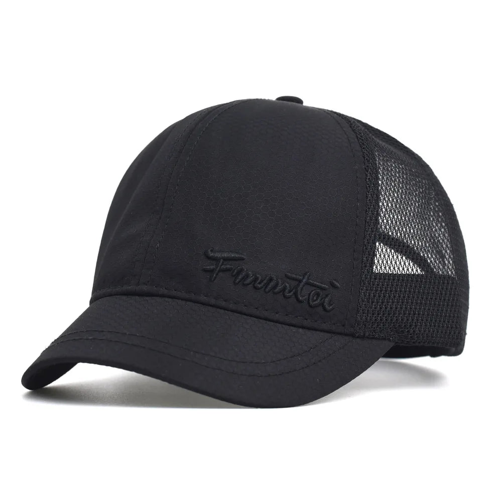 2026 Summer Spring Short Brim Mesh Baseball Cap Men Women