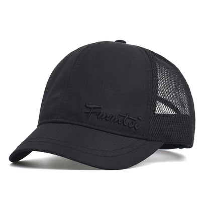2026 Summer Spring Short Brim Mesh Baseball Cap Men Women