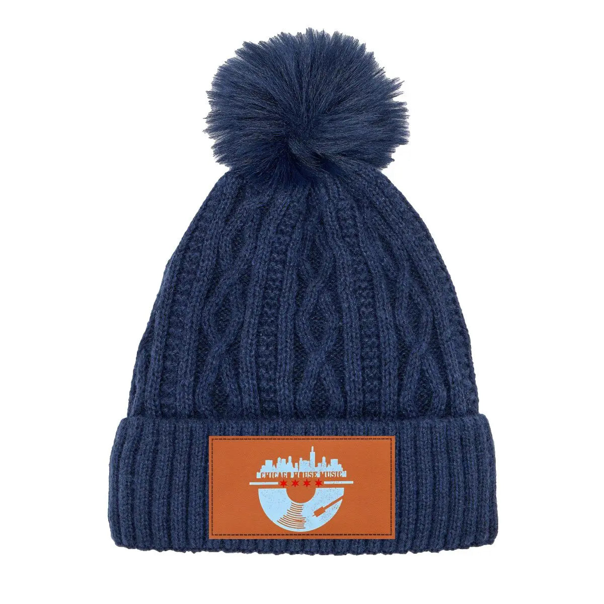 Chicago House Music Themed Design Casual Pompom Hat