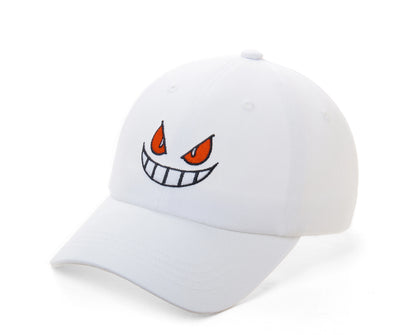 Unisex Cartoon Eyes Embroidery Baseball Caps Outdoor Spring and Autumn