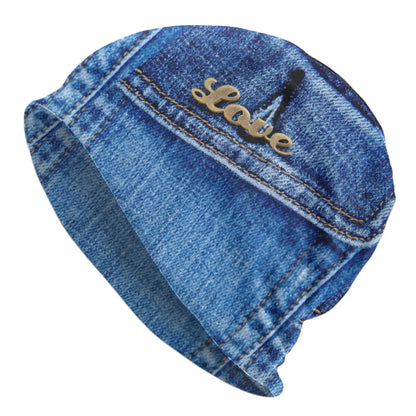 Streetwear Winter Warm Women Men Knitting Hat Unisex Adult Texture Bonnet Hats