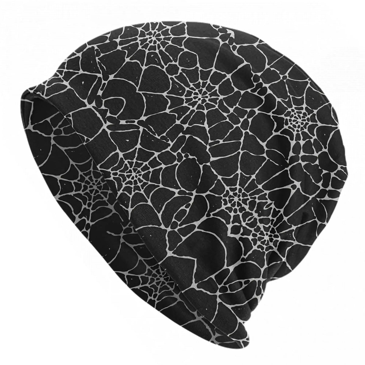Red Black Chain Pattern Beanie Hats Bonnet Hats Men Women
