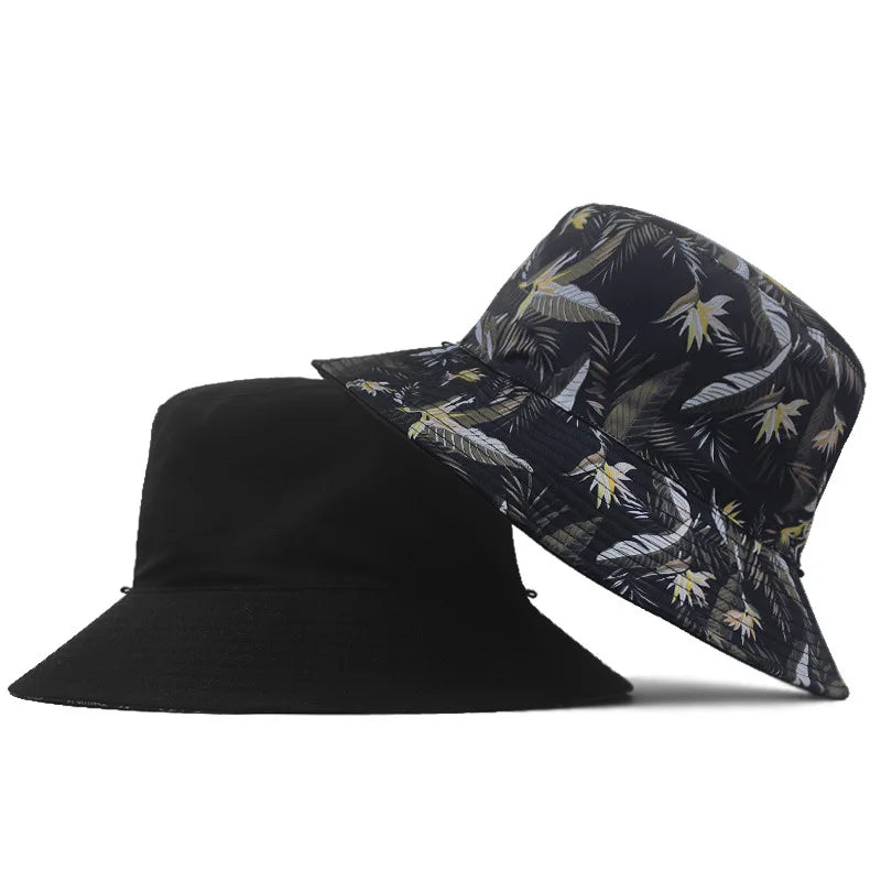High Quality Large Bucket Hat Lady Summer Cotton Sun Cap