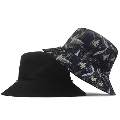 High Quality Large Bucket Hat Lady Summer Cotton Sun Cap