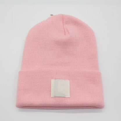 Multicolored Label Embroidery Workwear Woolen Hats Men Outdoor Keep Warm Cap