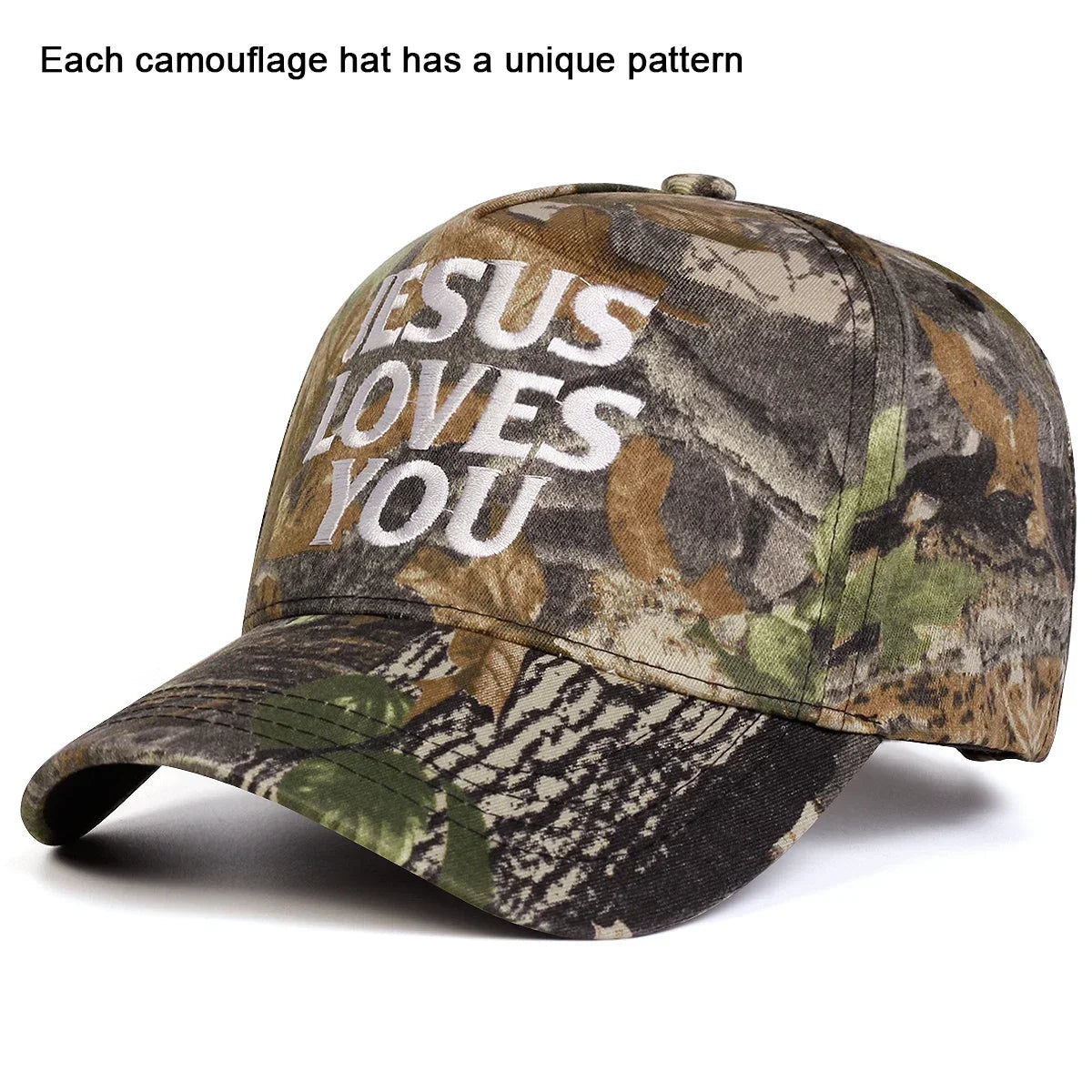 Unisex Jesus Loves YouU Embroidery Baseball Caps Spring and Autumn
