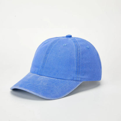 Washed Cotton Solid Dad Hat Unisex Baseball Cap