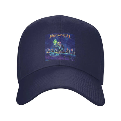 Unisex Baseball Hats Megadeth Rock Band Dave Mustaine Outdoor Streetwear Summer Sports