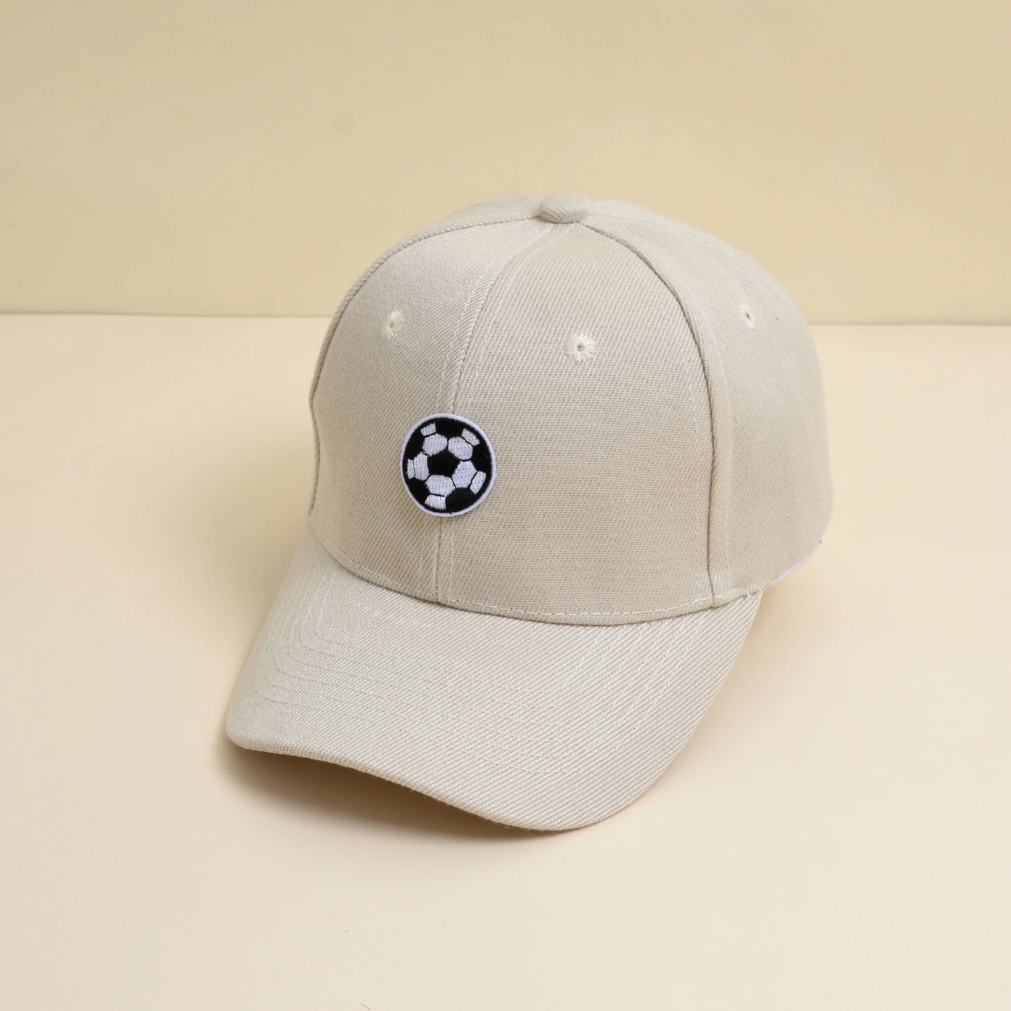 Children's Soccer Patterned Baseball Cap