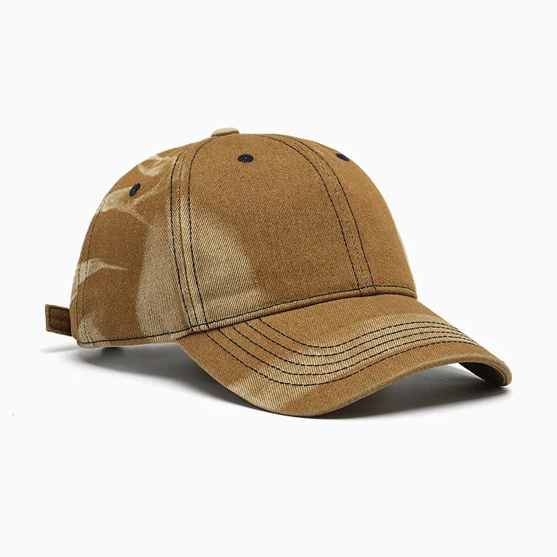 Spring New Camouflage Denim Pure Cotton Baseball Cap