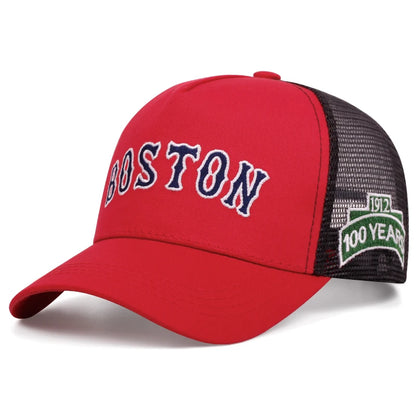Boston Women Men Outdoors Baseball Cap