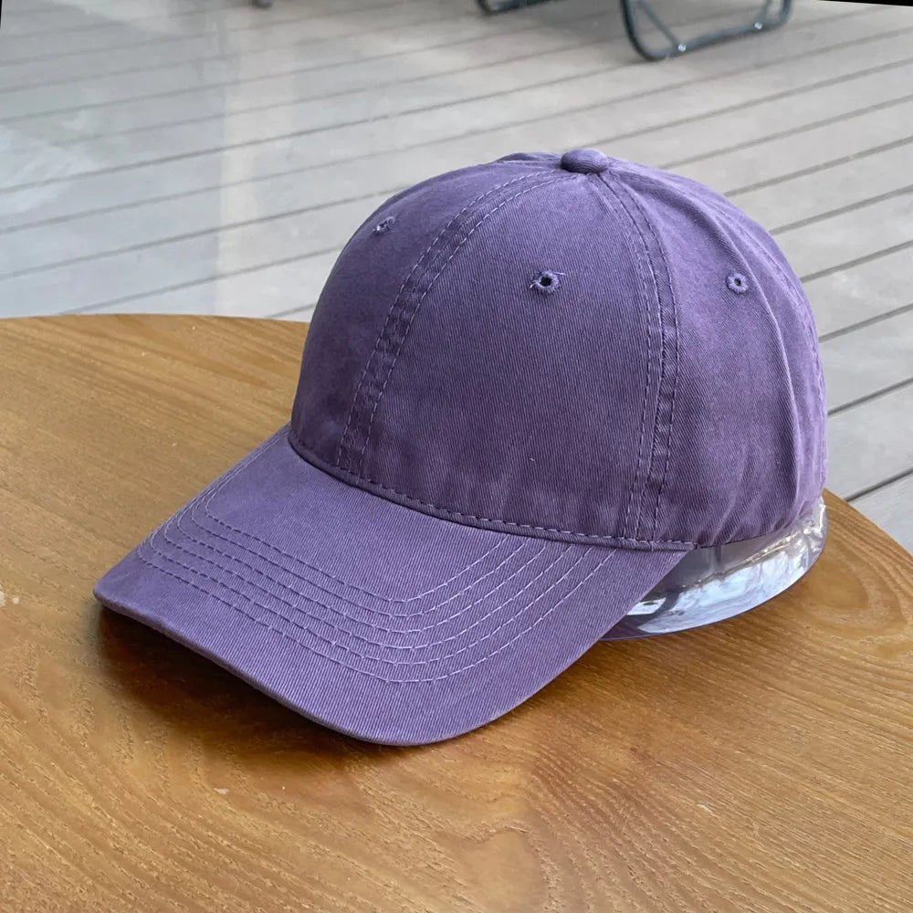 Vintage Women's Baseball Cap Embroidery Sports Hats Men